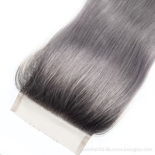 Straight Virgin Hair Bundles Grey Wholesale 18 Inch 2T Ombre 1B Brazilian Hair 100% Unprocessed Virgin Human Hair 10''-18''